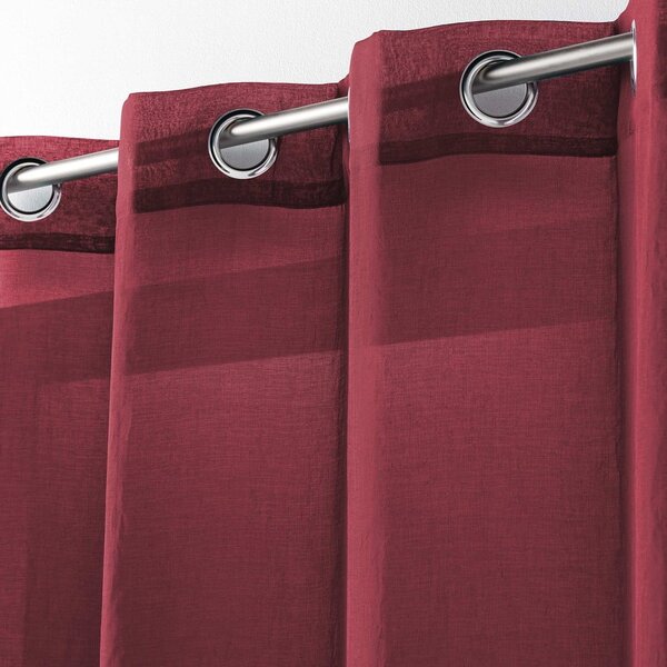 Tenda sottile burgundy 140x240 cm Telma – douceur d'intérieur