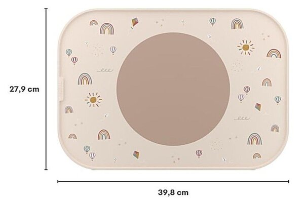 Tovaglietta per bambini in plastica/in silicone 28x40 cm Fairy Garden by Little Dutch – Mepal