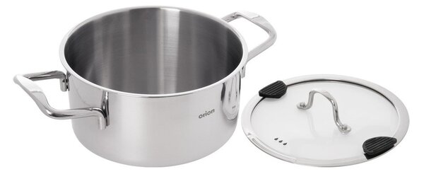 Casseruola in acciaio inox con coperchio incluso 1,2 l Venice – Orion