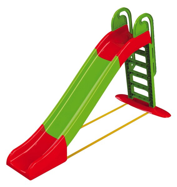 Scivolo per Bambini 240x149 cm in Plastica Rosso e Verde