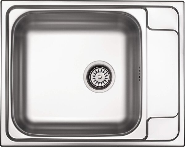 1-bowl steel sink with drainer