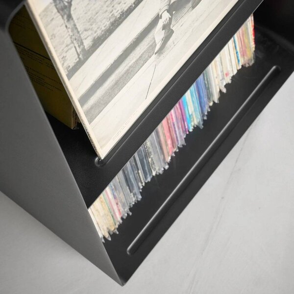 Carrello portaoggetti nero in metallo 40x73x38 cm Tower – YAMAZAKI