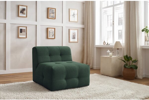 Poltrona verde scuro Kleber – Bobochic Paris