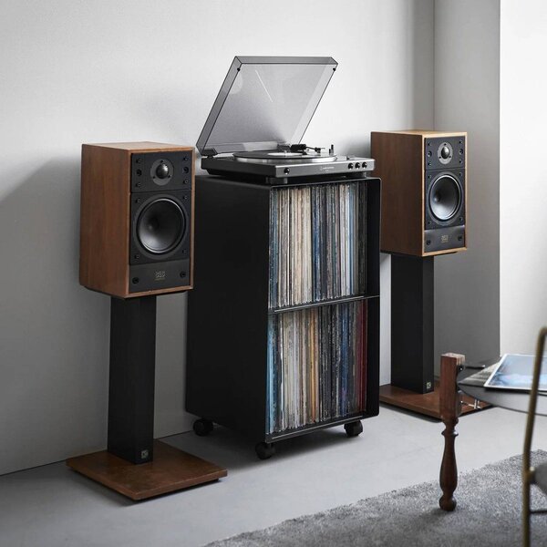 Carrello portaoggetti nero in metallo 40x73x38 cm Tower – YAMAZAKI
