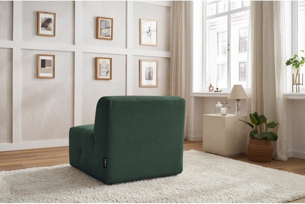Poltrona verde scuro Kleber – Bobochic Paris