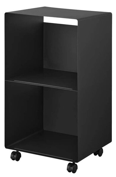 Carrello portaoggetti nero in metallo 40x73x38 cm Tower – YAMAZAKI