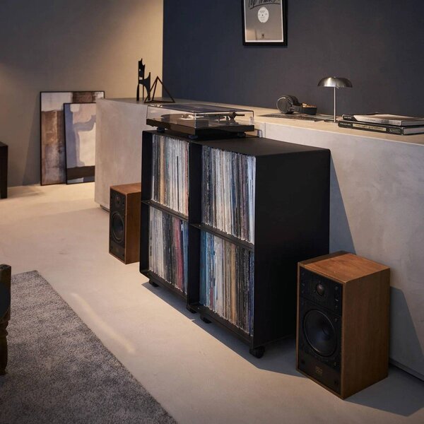 Carrello portaoggetti nero in metallo 40x73x38 cm Tower – YAMAZAKI