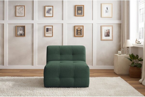 Poltrona verde scuro Kleber – Bobochic Paris