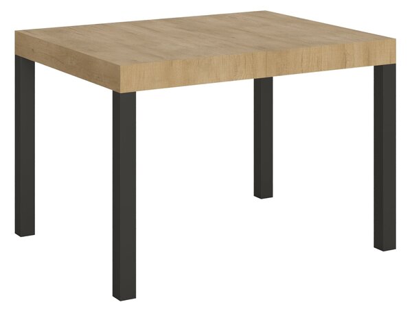 Tavolo Allungabile 120-204x80x77 cm Everyday Quercia Natura e Antracite