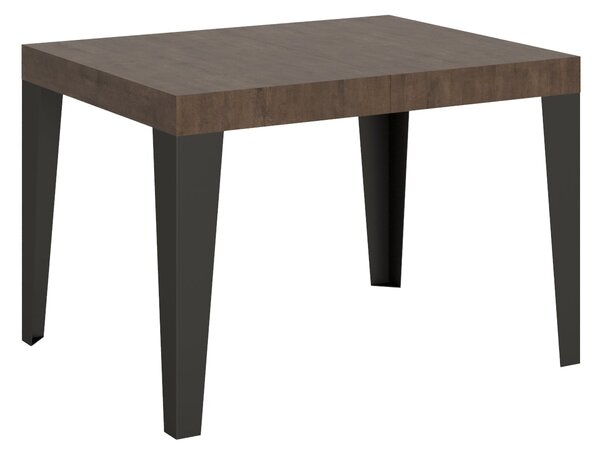 Tavolo Allungabile 120-204x80x77 cm Flame Noce e Antracite