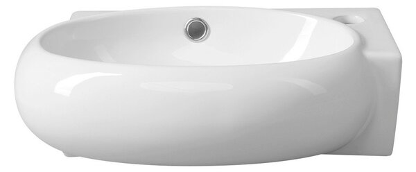 Lavabo bianco in ceramica 43x28,5 cm Ribera – Sapho