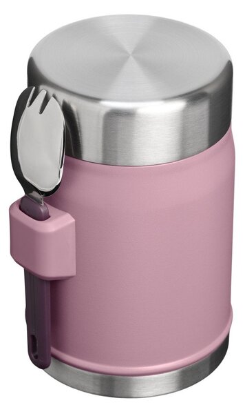 Borraccia termica viola in acciaio inox 400 ml Legendary Food Jar + Spork Purple Smoke – Stanley