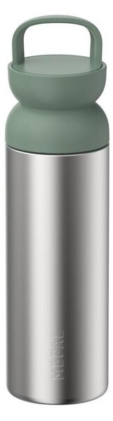 Bottiglia termica argentata/color salvia in acciaio inox 500 ml Ellipse – Mepal