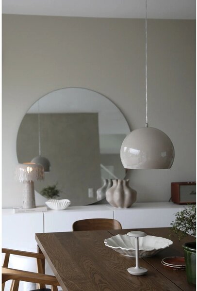 Lampadario greige con paralume in metallo ø 28 cm Pop – Markslöjd