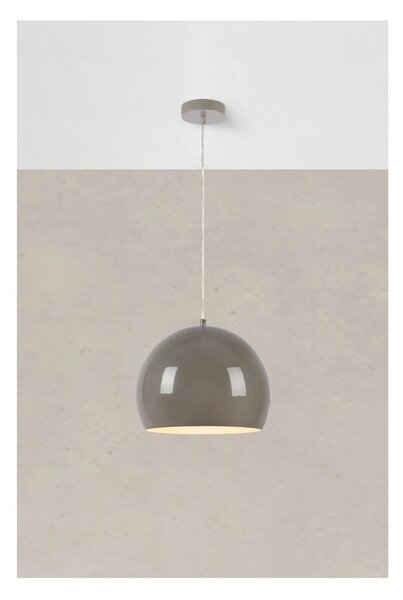Lampadario greige con paralume in metallo ø 28 cm Pop – Markslöjd