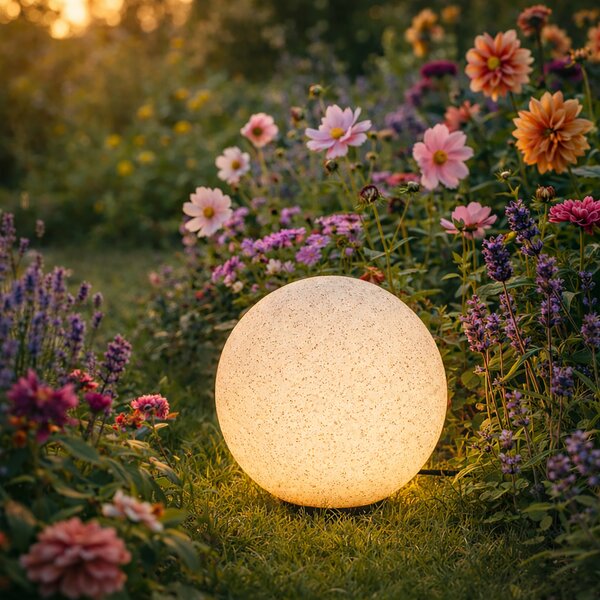 Lampada da esterno moderna grigia 25 cm IP65 - Nura
