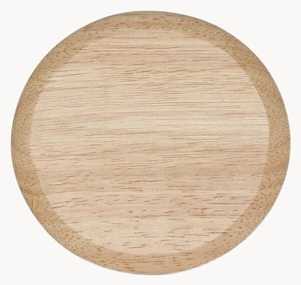 Set di 4 sottobicchieri in legno di albero della gomma Essenza