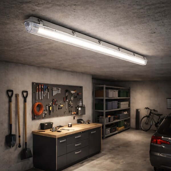 Faretto TL con LED 1800 lm e sensore di movimento IP65 - Base
