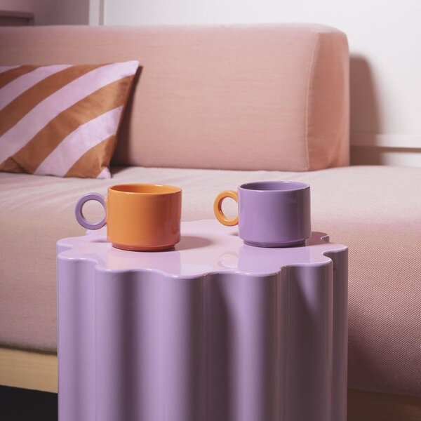 Tazza arancione in gres 280 ml Lou – ONA