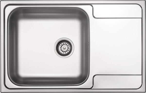 Deante | Lavello a una vasca - Acciaio inox - Igienico e salvaspazio - Ideale per le cucine piccole