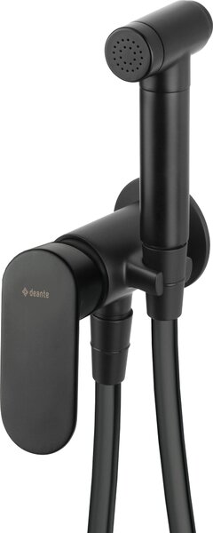 Concealed bidet mixer with bidetta shower head