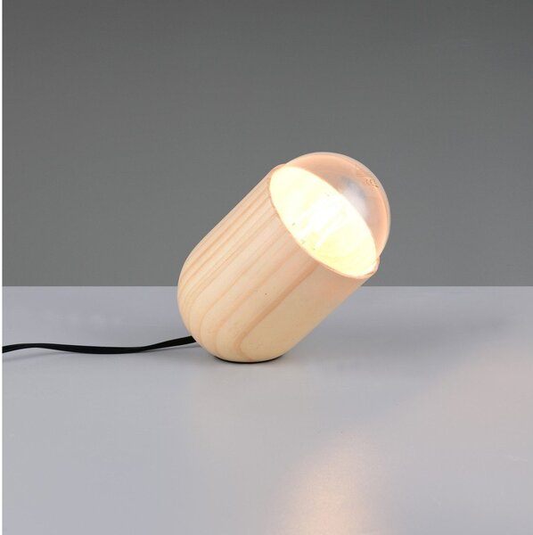 Lampada da tavolo beige (altezza totale 13,5 cm) Nara – Reality