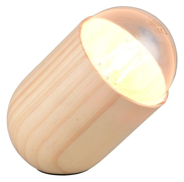 Lampada da tavolo beige (altezza totale 13,5 cm) Nara – Reality