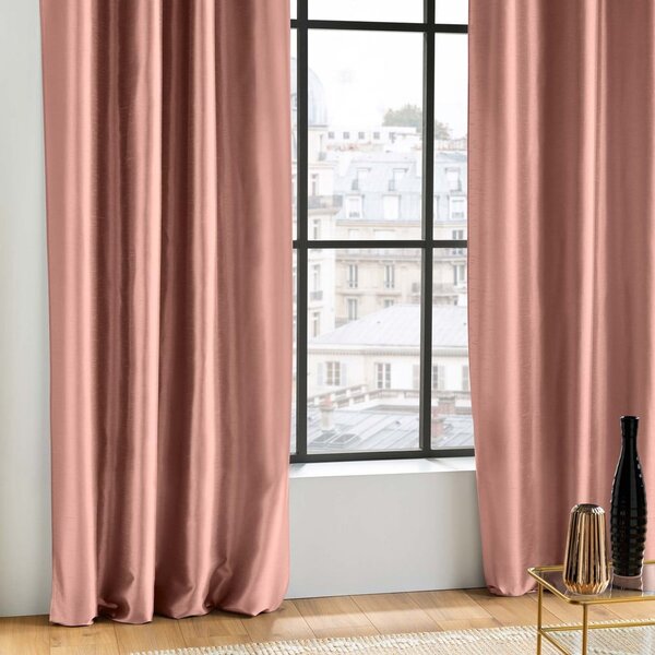 Tenda rosa in microsatinato 140x240 cm Shana – douceur d'intérieur