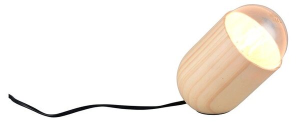 Lampada da tavolo beige (altezza totale 13,5 cm) Nara – Reality