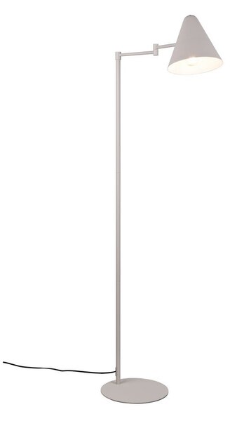 Lampada da terra avorio con struttura flessibile (altezza totale 126,5 cm) Cosima – Trio