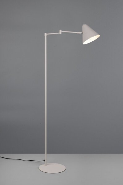Lampada da terra avorio con struttura flessibile (altezza totale 126,5 cm) Cosima – Trio
