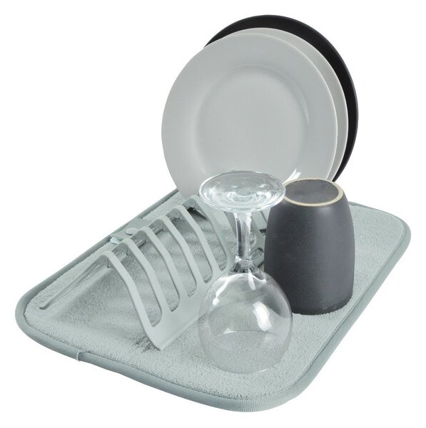 Tappetino scolapiatti azzurro in plastica 36x28 cm – Homéa
