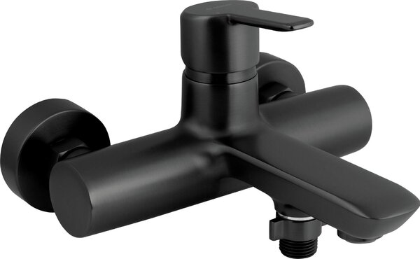 Wall-mounted bathtub mixer