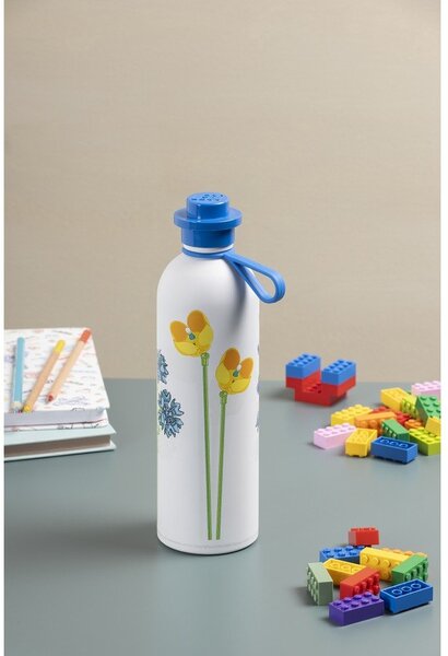 Borraccia termica bianca/blu 560 ml Meadow Flowers – LEGO®