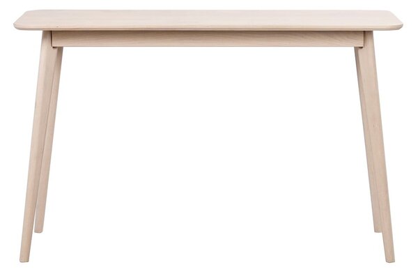 Consolle in rovere decorato in colore naturale 120x40 cm Yumi - Rowico