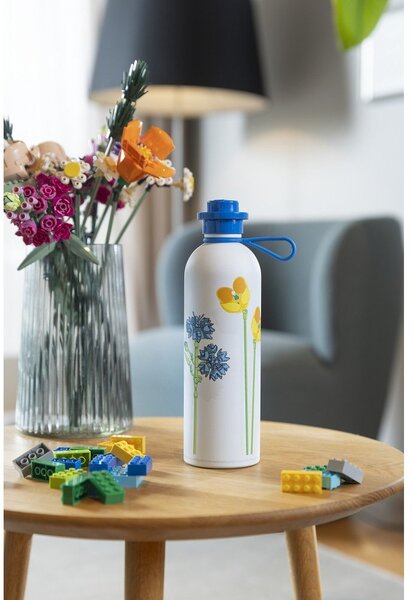 Borraccia termica bianca/blu 560 ml Meadow Flowers – LEGO®