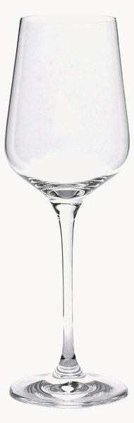 Set di 4 bicchieri da vino bianco in cristallo Mystique