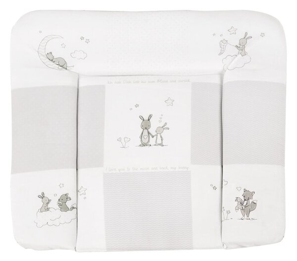 Materassino per fasciatoio 75x85 cm Fox & Bunny – Roba