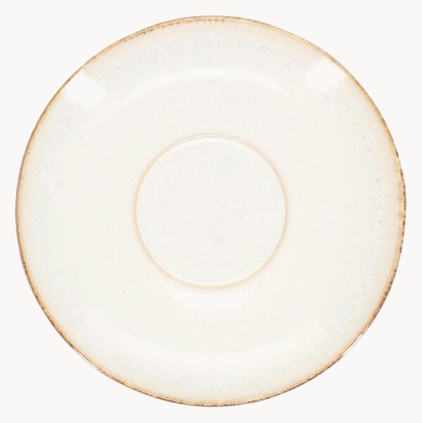 Set di 4 piattini per tazze da tè Artisan White