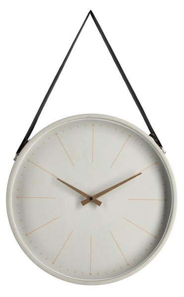 Orologio da Muro 40x6x66 cm Timeline in Legno Tortora