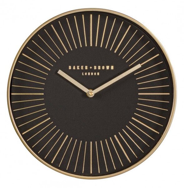 Orologio da Muro Ø 50x5 cm Whatever in Plastica Nero