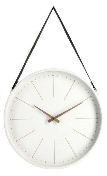 Orologio da Muro 40x6x66 cm Timeline in Legno Bianco