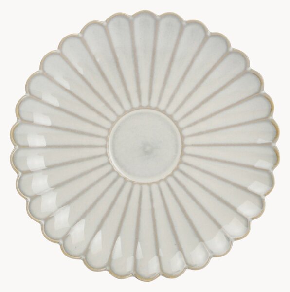Set di 4 piattini per tazze da tè in porcellana Lotus
