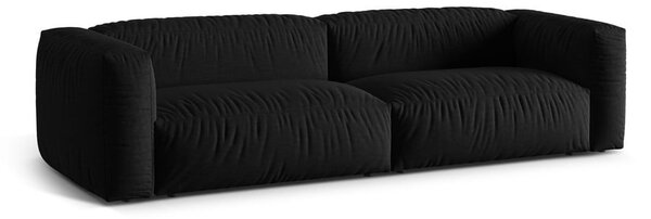 Divano componibile nero 320 cm Martina - Micadoni Home