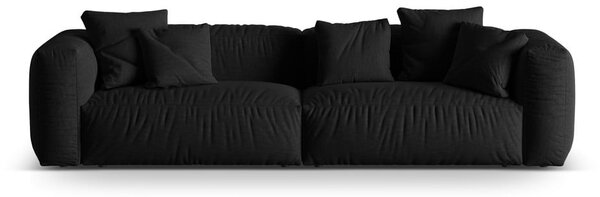 Divano componibile nero 320 cm Martina - Micadoni Home