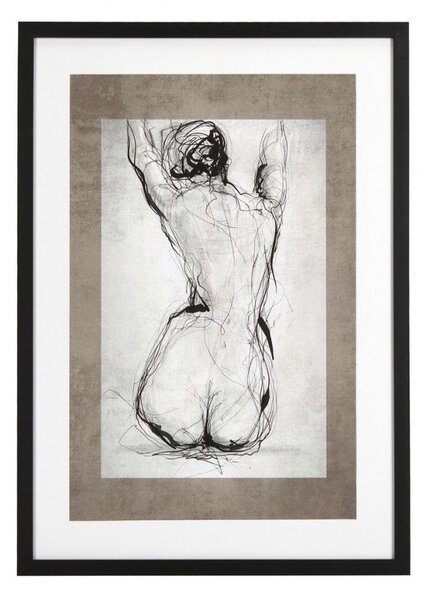 Quadro con Cornice 50x3x70 cm Refined in Mdf