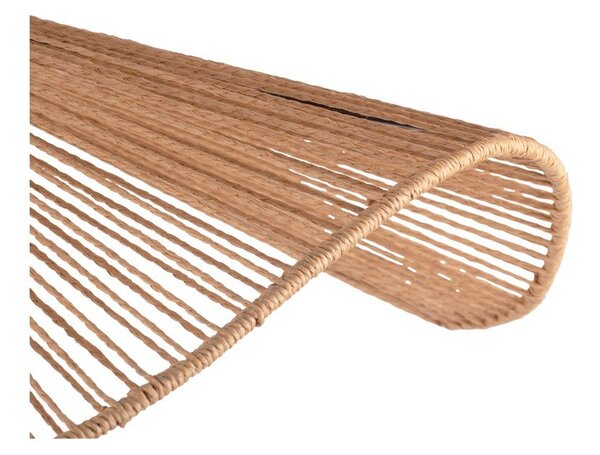 Lampadario di colore naturale in metallo con paralume in carta lavorata ø 80 cm Sombra – Leitmotiv