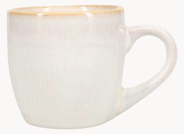 Set di 4 tazze da tè Artisan White