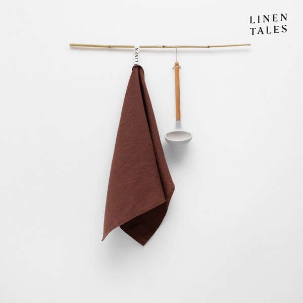 Strofinaccio in lino 45x65 cm Chocolate – Linen Tales