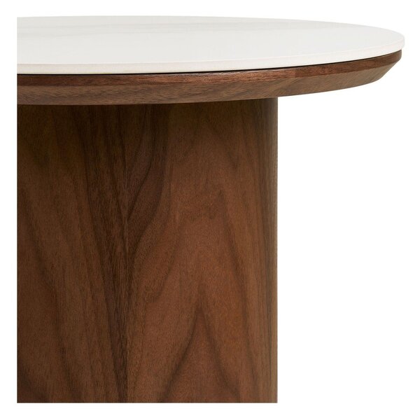 Tavolino rotondo con piano in ceramica ø 40 cm Noli – House Nordic